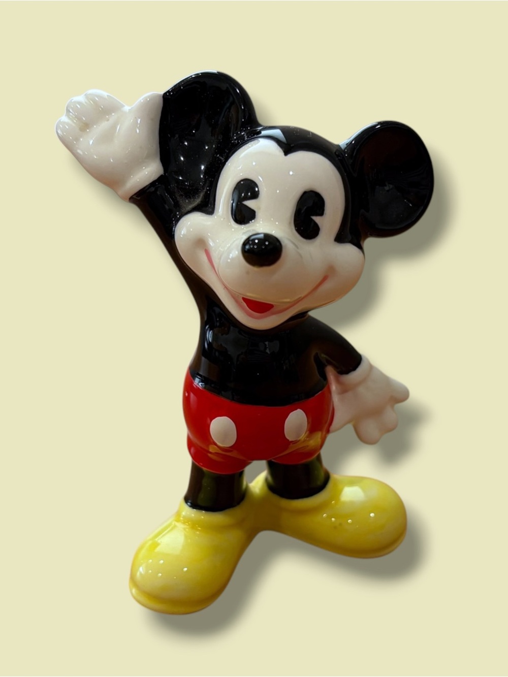 Vintage Disney Mickey Mouse Ceramic Figurine